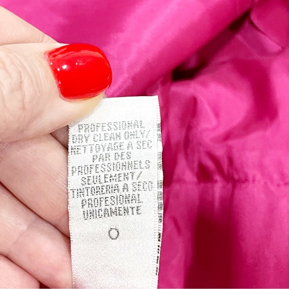 NWT THEIA Couture Cocktail Dress In Pink Red SIZE 6 $595 Style 881526 Barbiecore - Picture 9 of 14